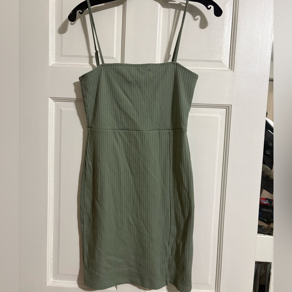 Forever 21 Olive Green Mini Dress